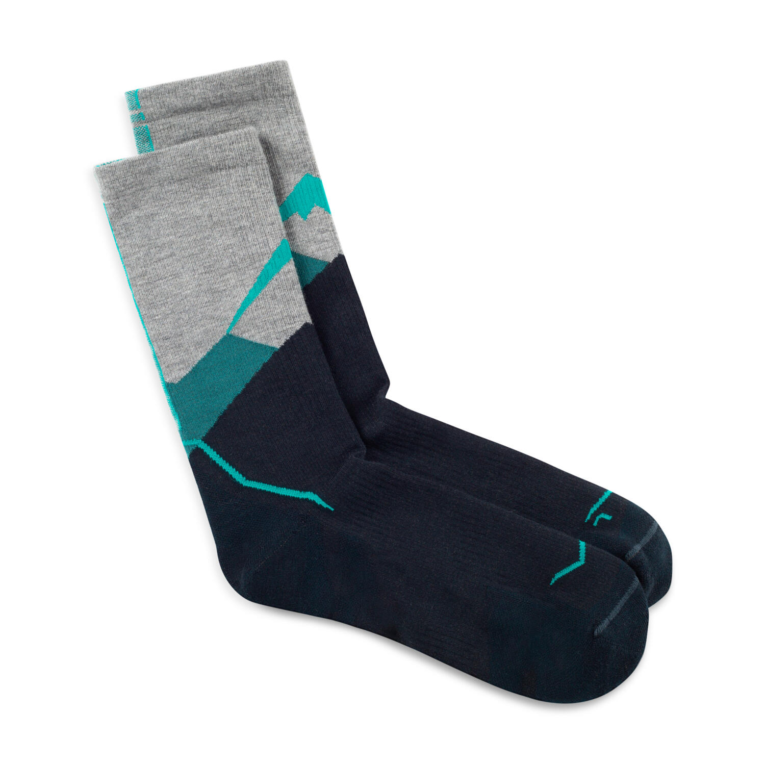 Meias Buff Merino Lightweight Crew Socks Azul 2/4