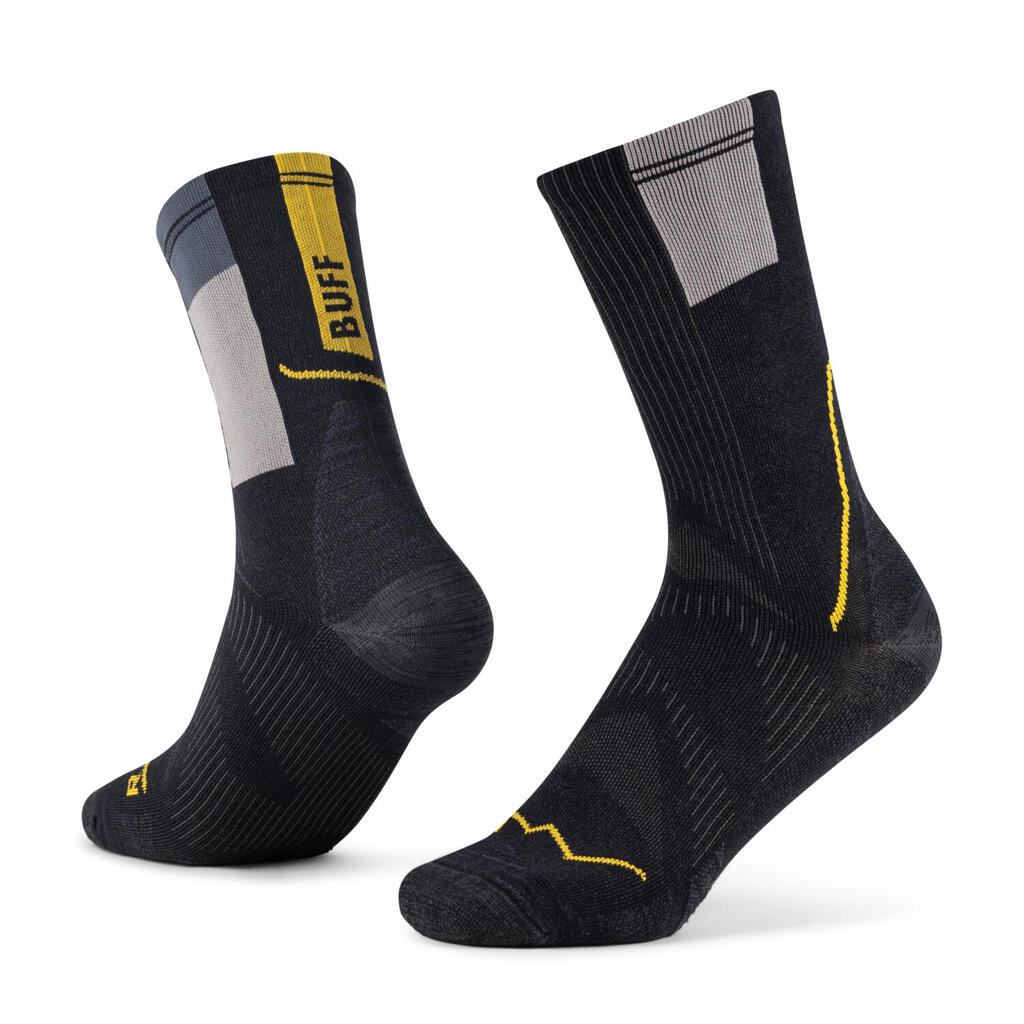 Buff Coolnet Crew CC Dark Grey Socks