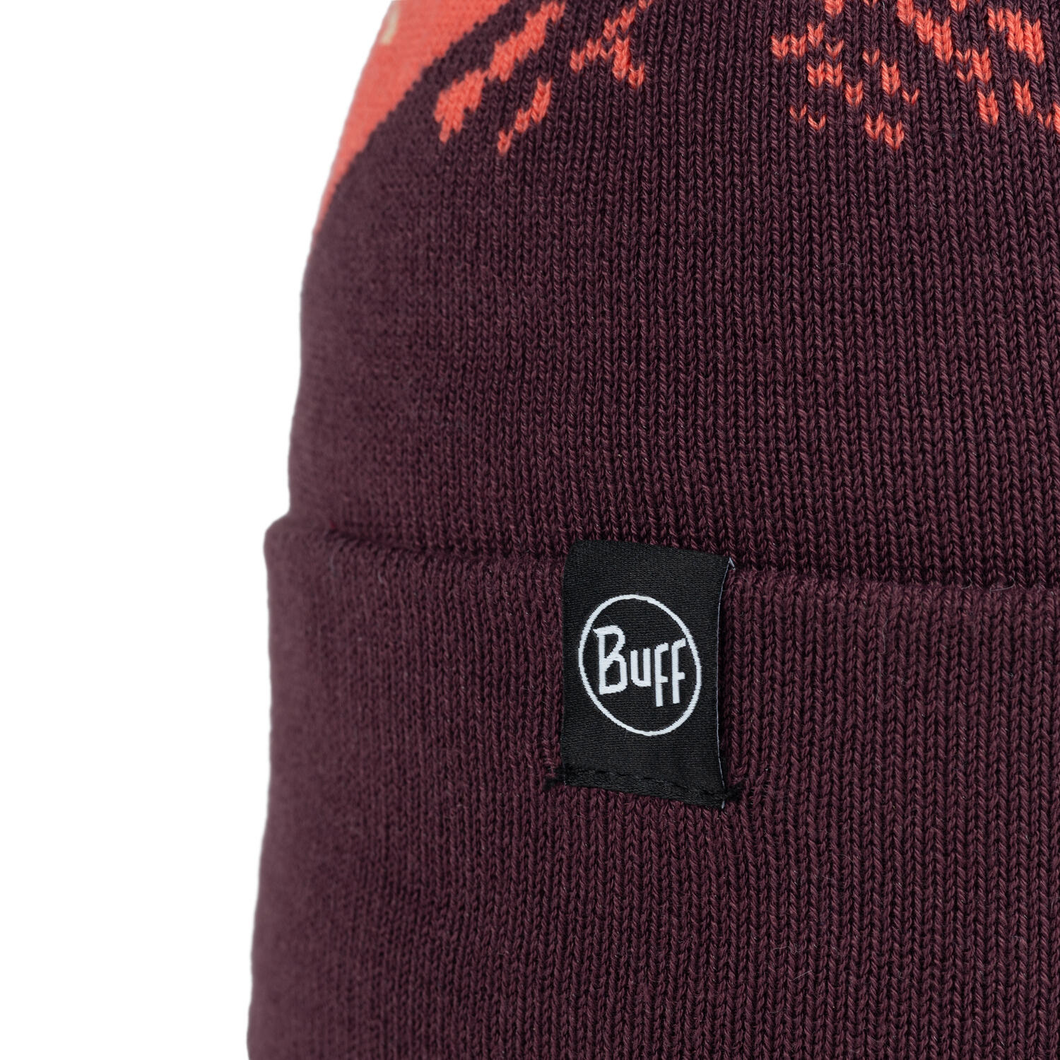 Knitted Hat BURGUNDY - 2/6