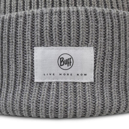 Bonnet tricoté Unisex Buff Gris TAILLE UNIQUE
