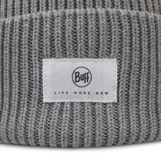 Bonnet tricoté Unisex Buff Gris TAILLE UNIQUE