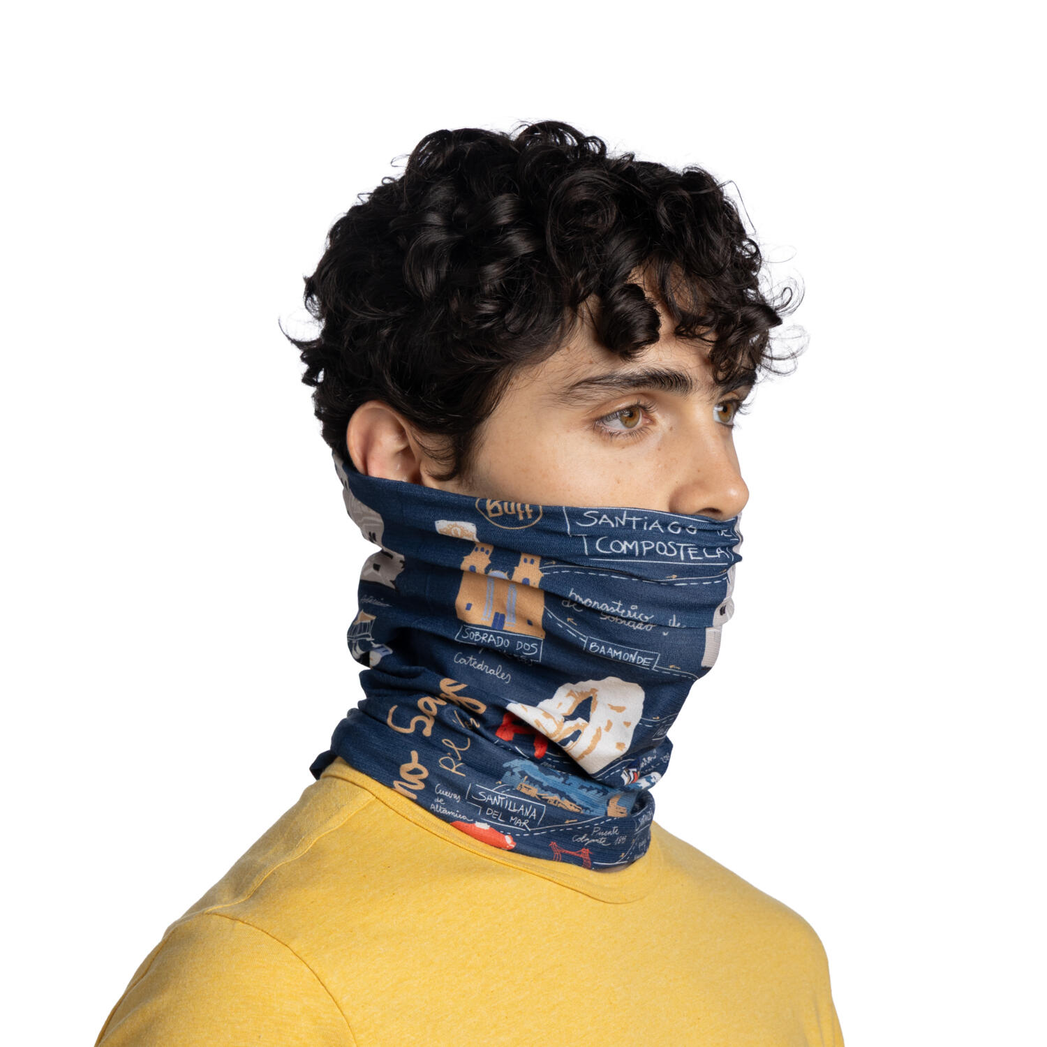 Braga de cuello CoolNet UV® Unisex Buff Azul 2/7