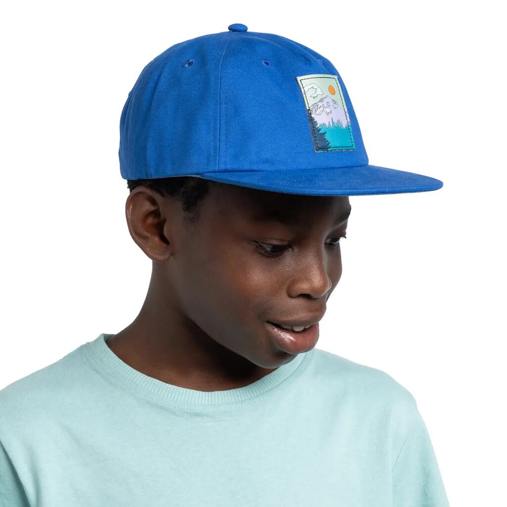 Buff Blue Snapback Cap for Kids