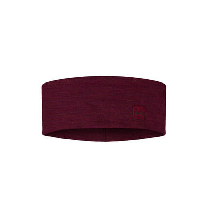 Bandeau Buff Merino Wide Bordeaux