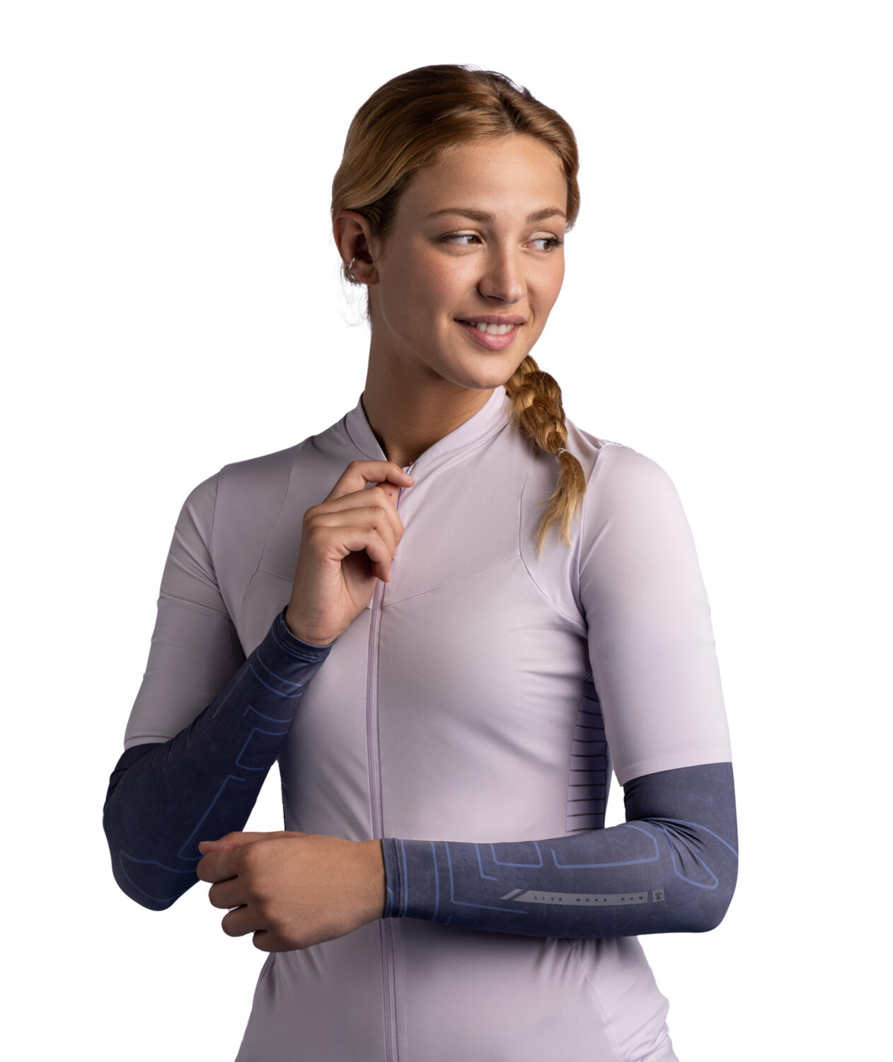 Manguitos ciclistas Unisex Buff Azul 2/6