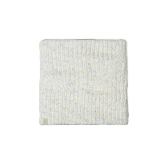 Bandana BUFF KNITTED & FLEECE NECKWARMER EYLA WHITE