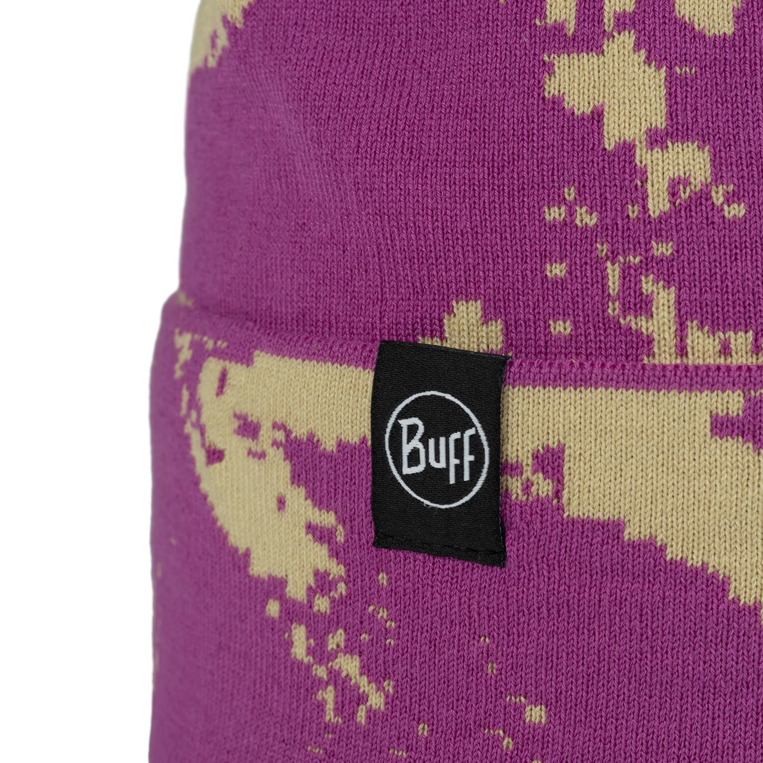 Gorro Knitted Mujer Buff Morado 2/3