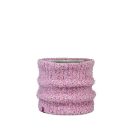 Bandana BUFF KNITTED & FLEECE NECKWARMER EYLA PURPLE LILAC