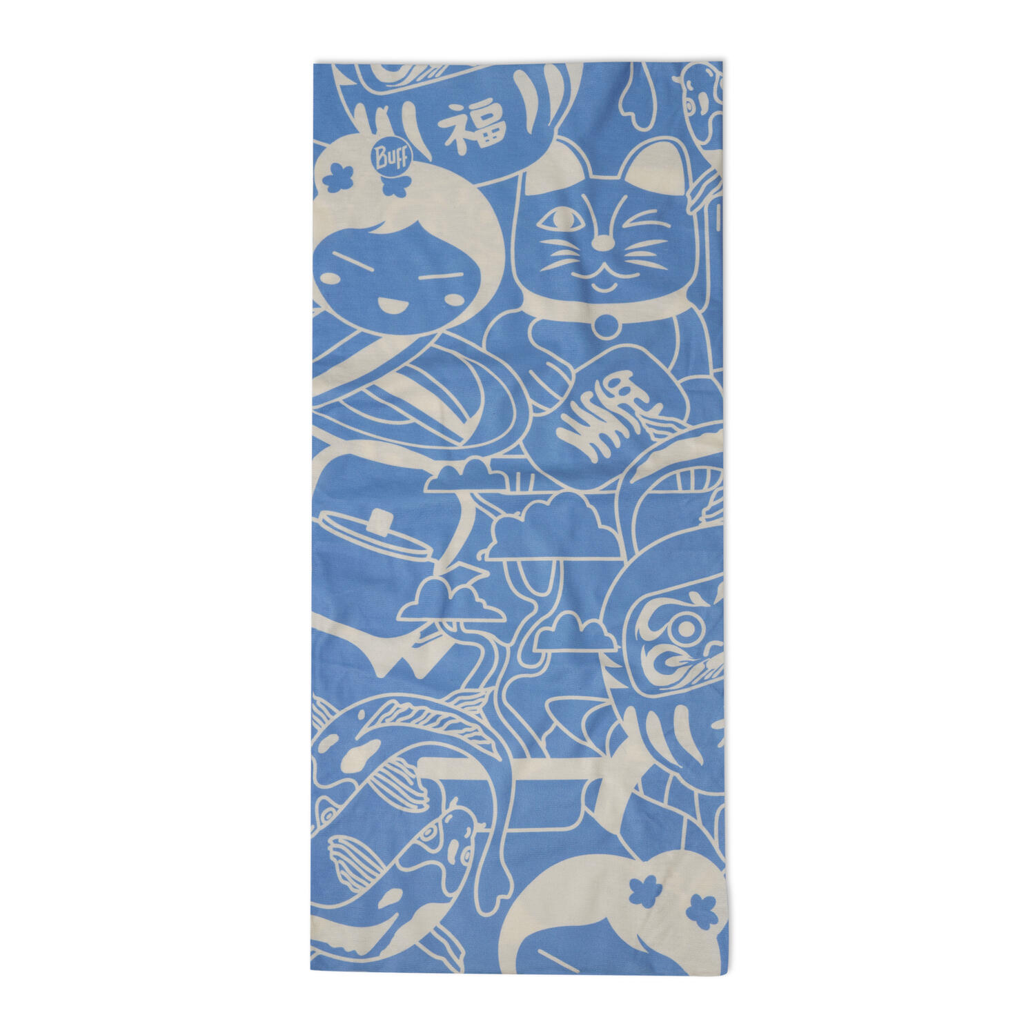 Tour de cou Original EcoStretch Unisex Buff Bleu TAILLE UNIQUE 2/5