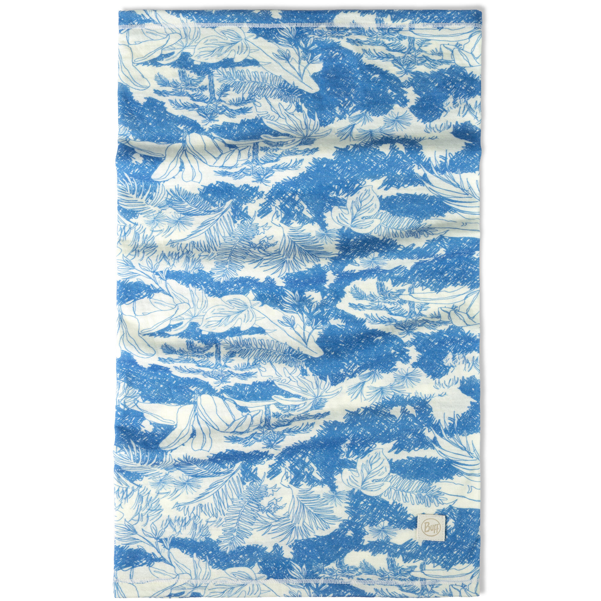 Merino Lightweight Prints Unisex Buff Azul 4/7