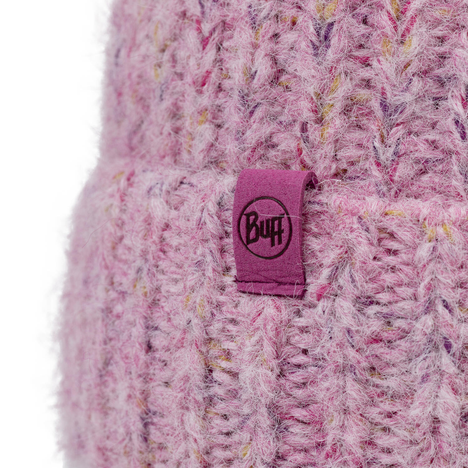 Gorro Knitted & Fleece Band Mujer Buff Rosa 2/5