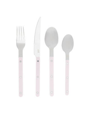 Pastel collection - bestekset honfleur rvs 16-delig 4 personen lila
