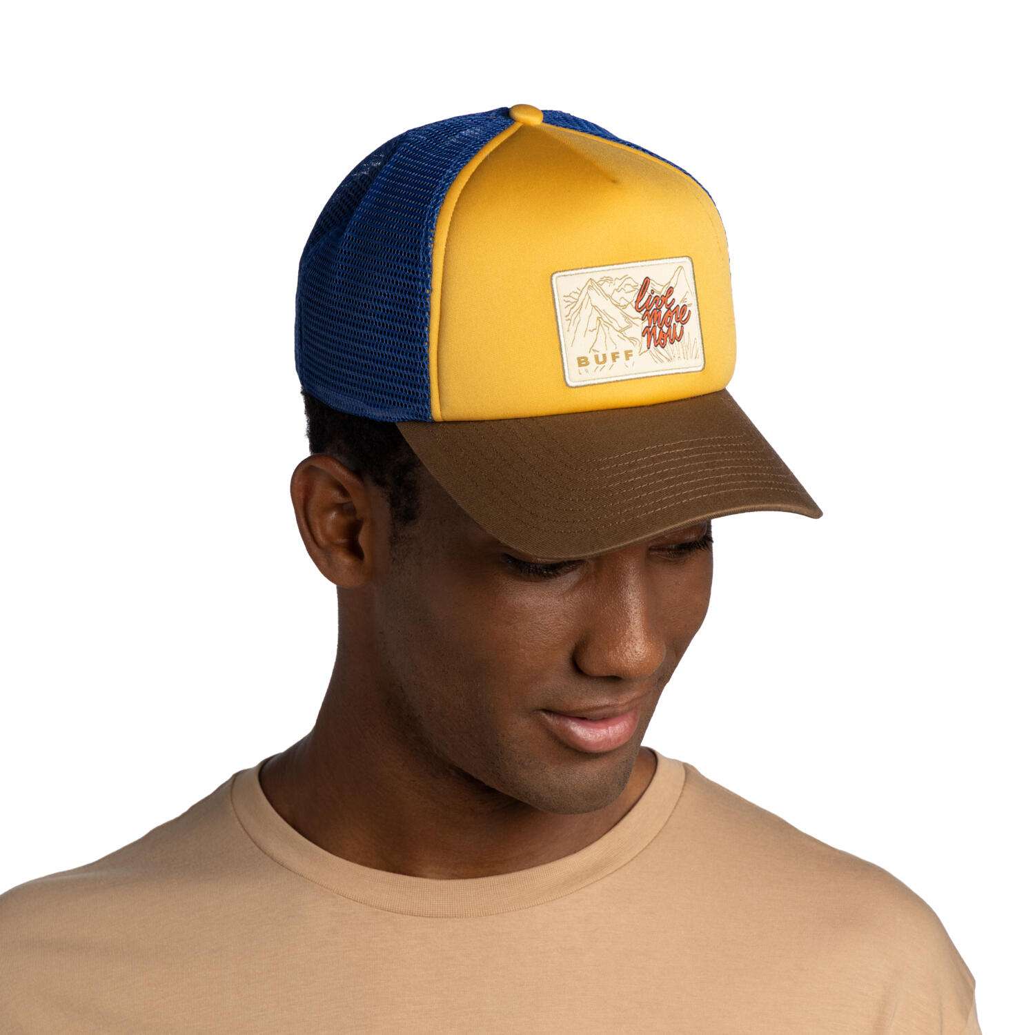 Czapka z daszkiem Trucker Cap Erlen Camel