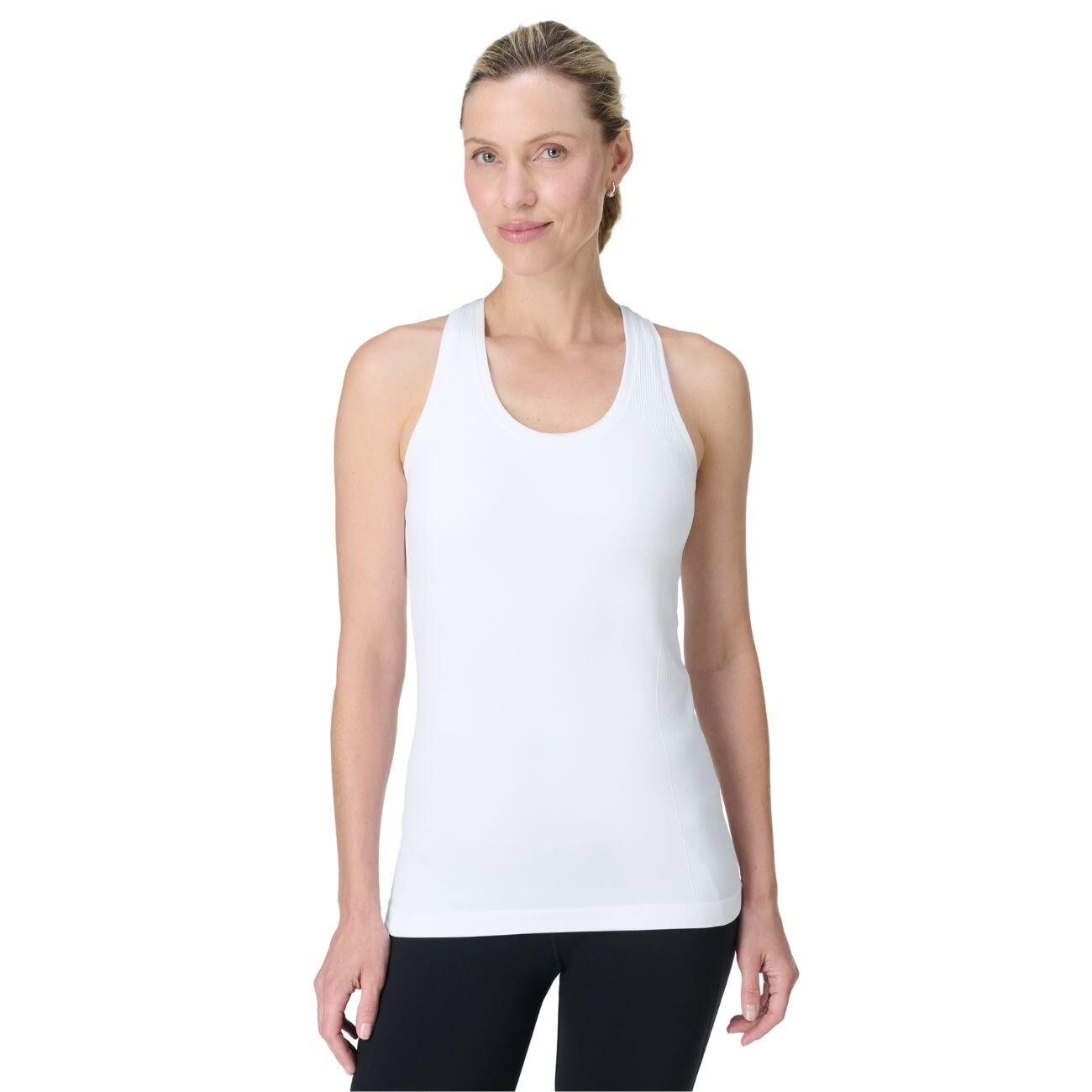 SWEATY BETTY Athlete Seamless Workout Tank Top  WIT XS 3/7