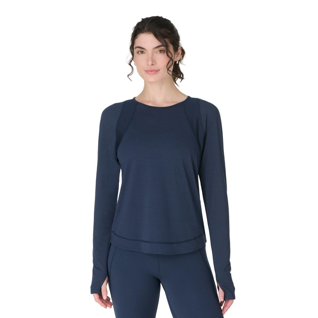 Haut à Manches Longues en Maille Sweaty Betty Breathe Easy 4/7