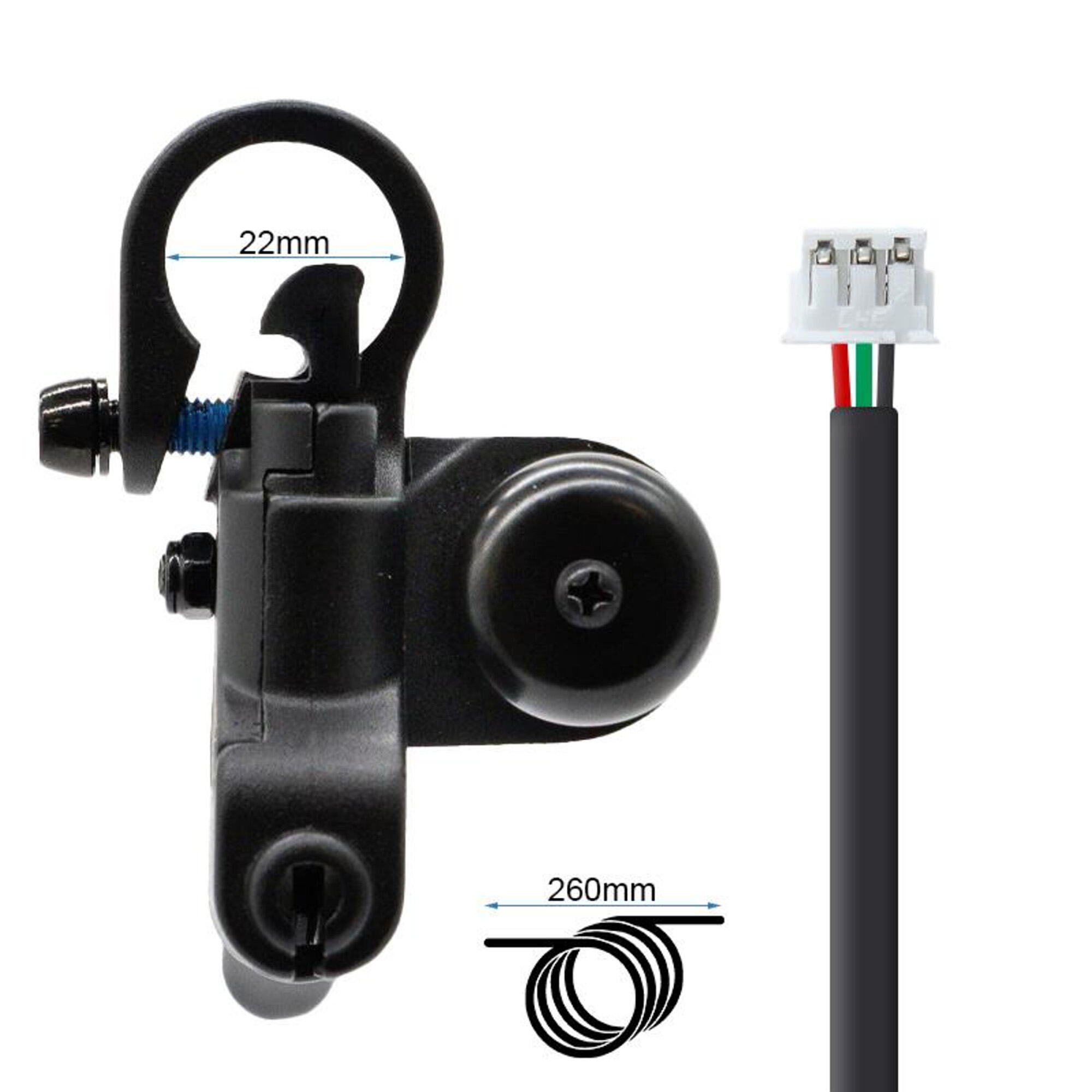 Maneta de freno con hall y timbre L para Xiaomi Mi3 lite 3/4