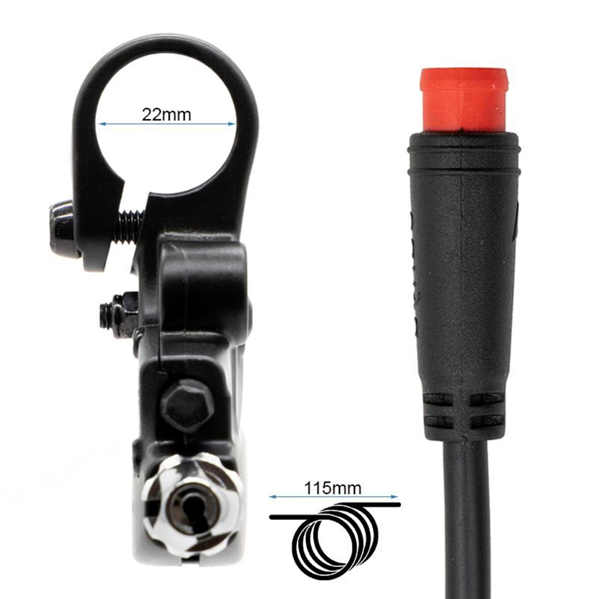 Maneta de freno con sensor y tensor para Ecoxtrem - Conector waterproof 2/4