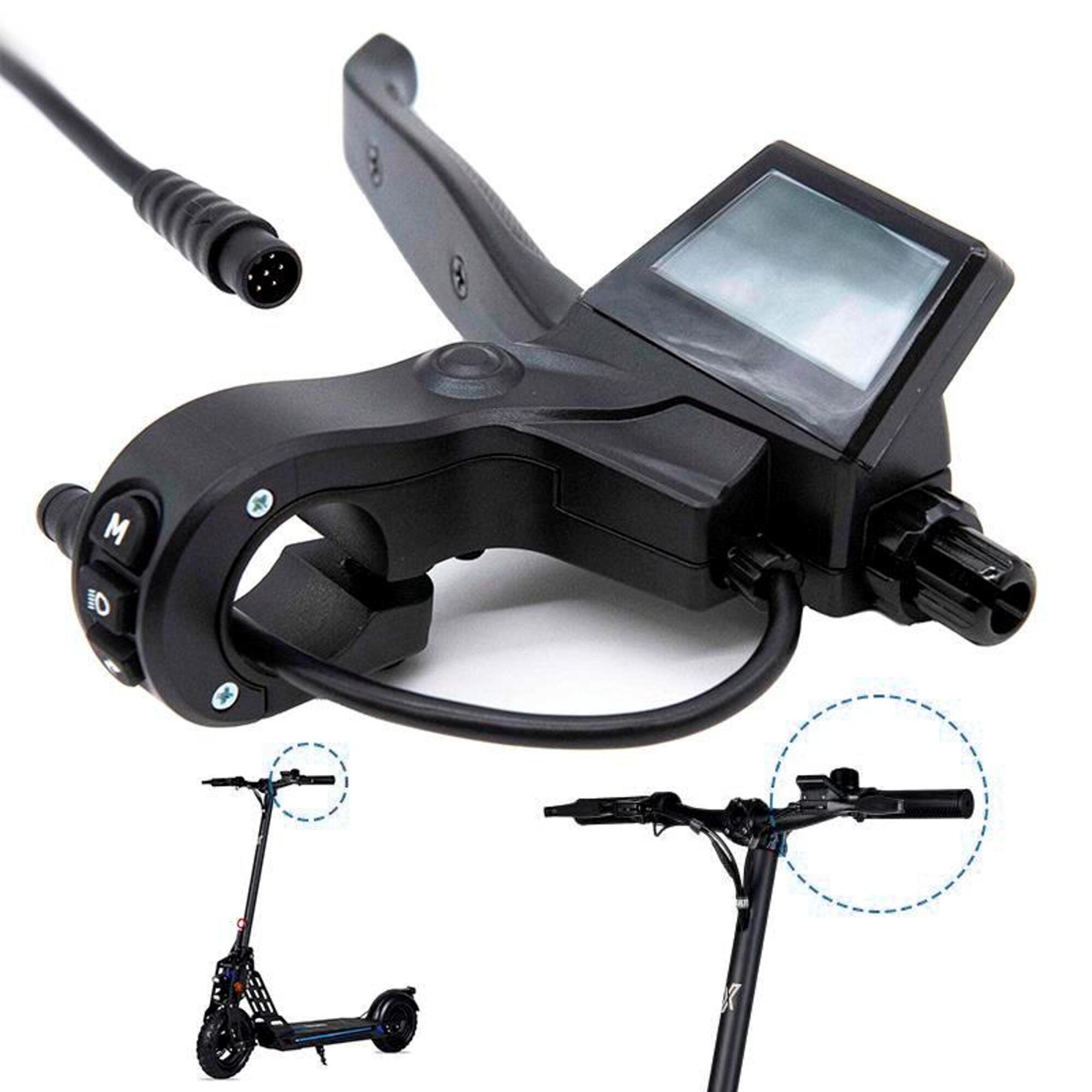 Maneta de freno con hall y LCD L Ecoxtrem 4/5