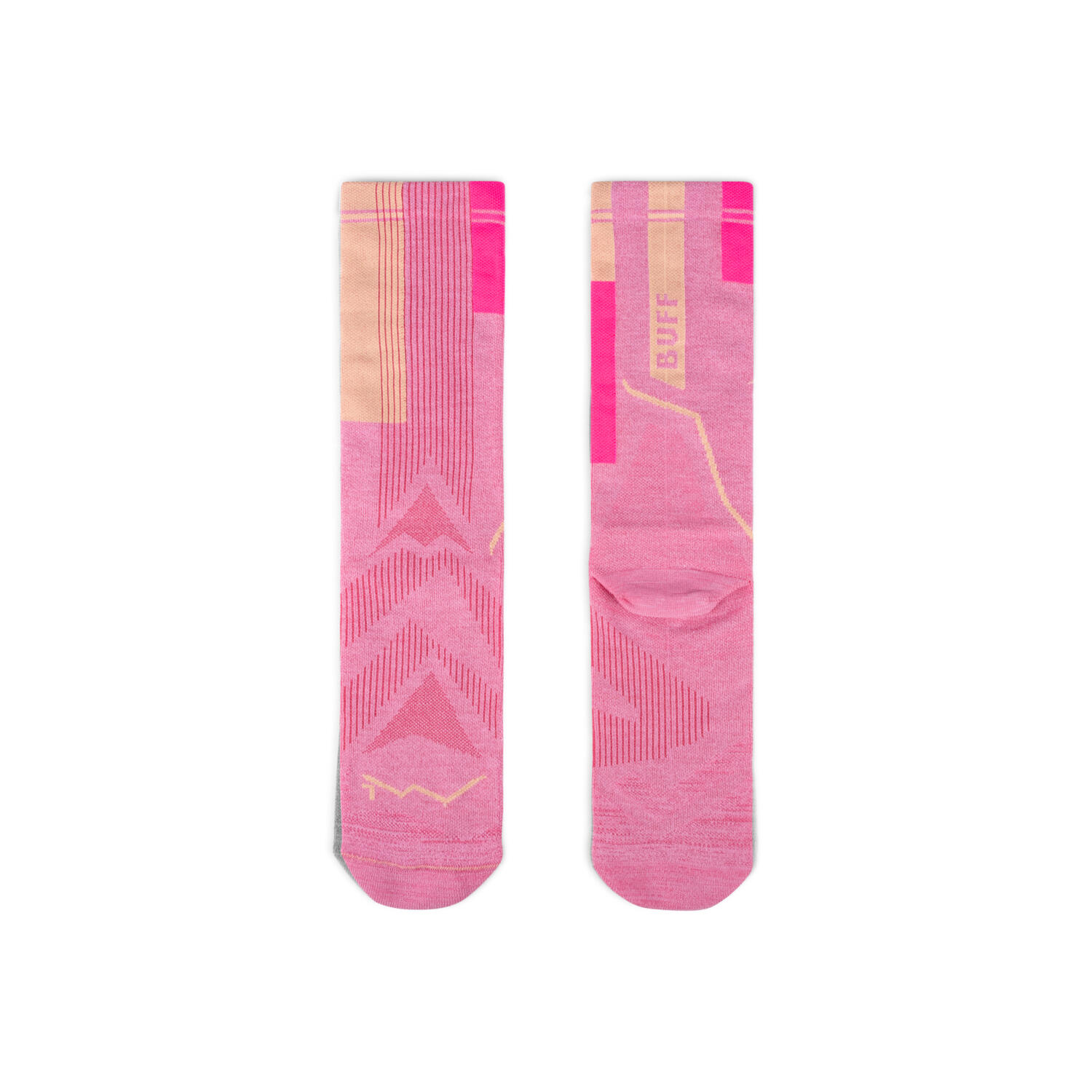 Buff Coolnet Crew CC Roze Sokken 3/4
