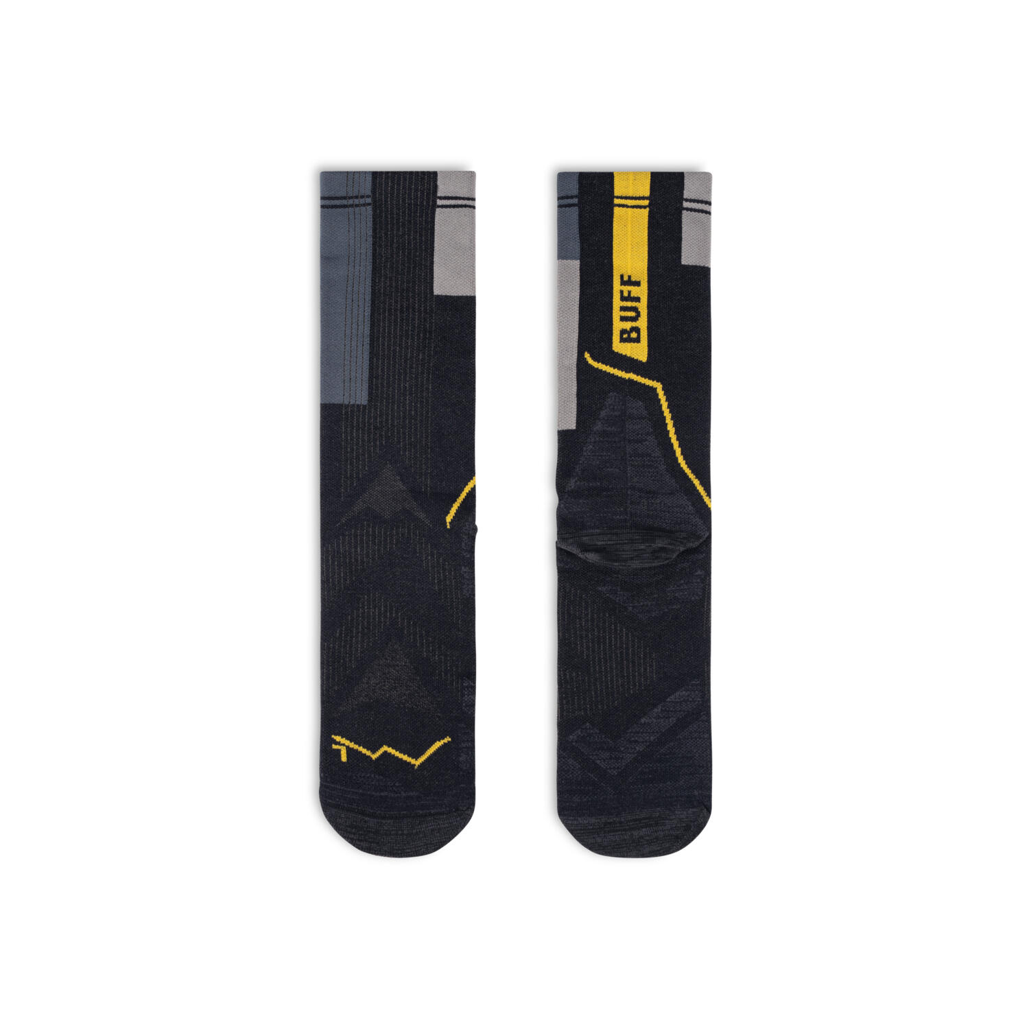 Meias Buff Coolnet Crew CC Cinzento Escuro 3/5
