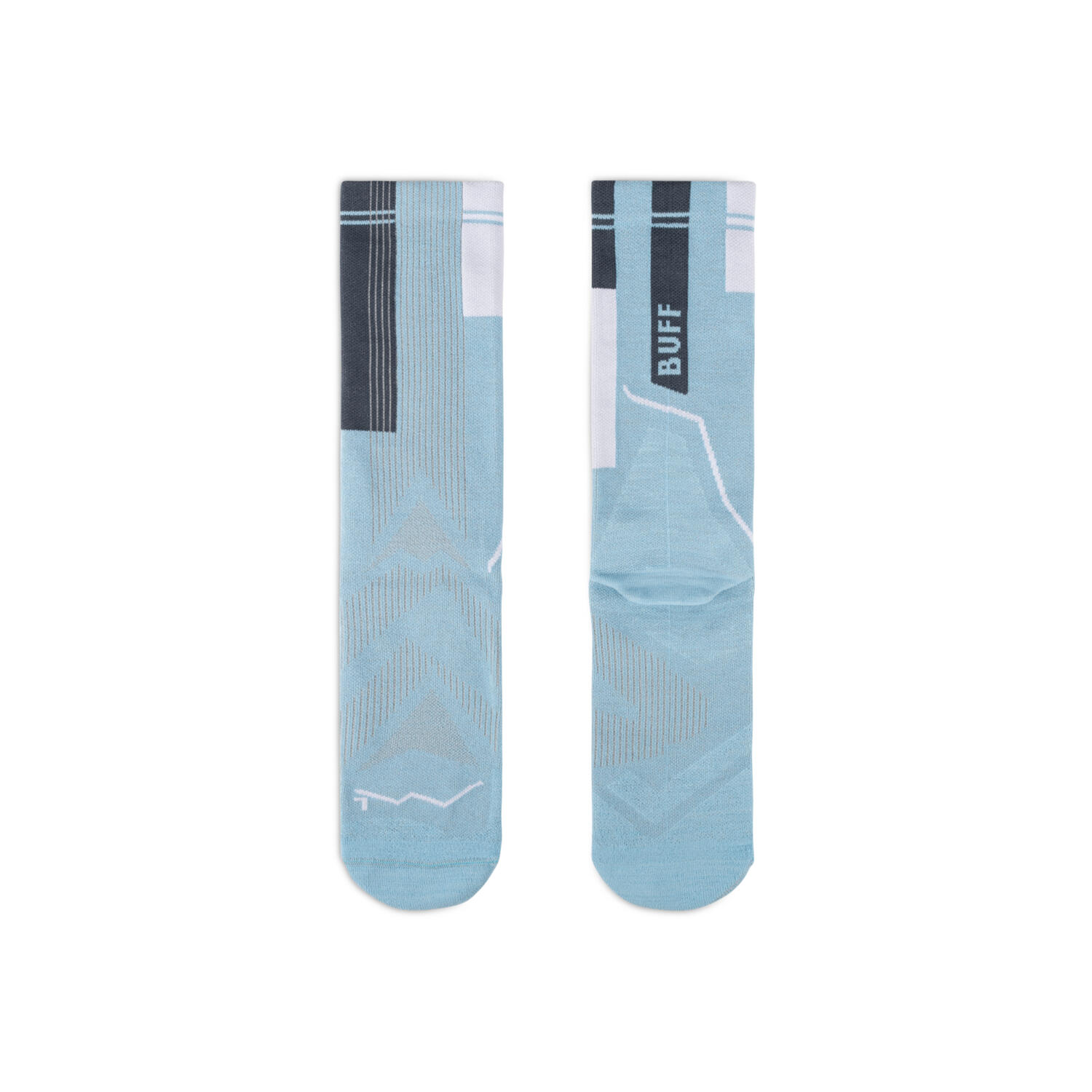 Chaussettes Buff Coolnet Crew CC Bleu 3/5