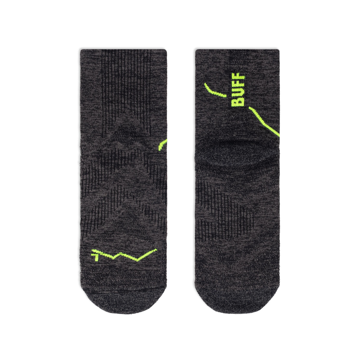 Calcetienes Dryflx media caña Unisex Buff Negro 3/5