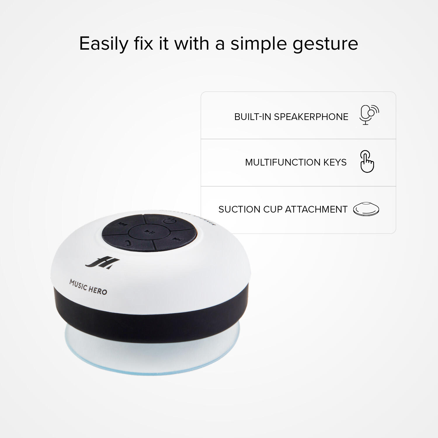 Enceinte sans fil 3W Octopump 3/4