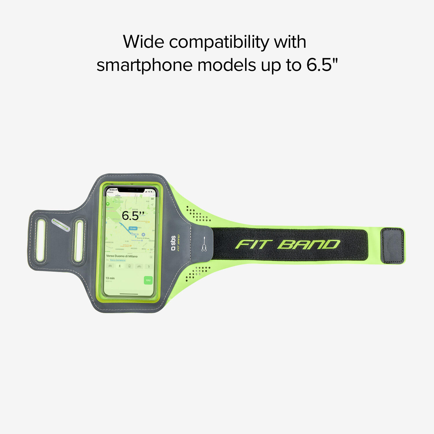 Brassard de sport pour téléphone jusqu'à 6,5" 2/5