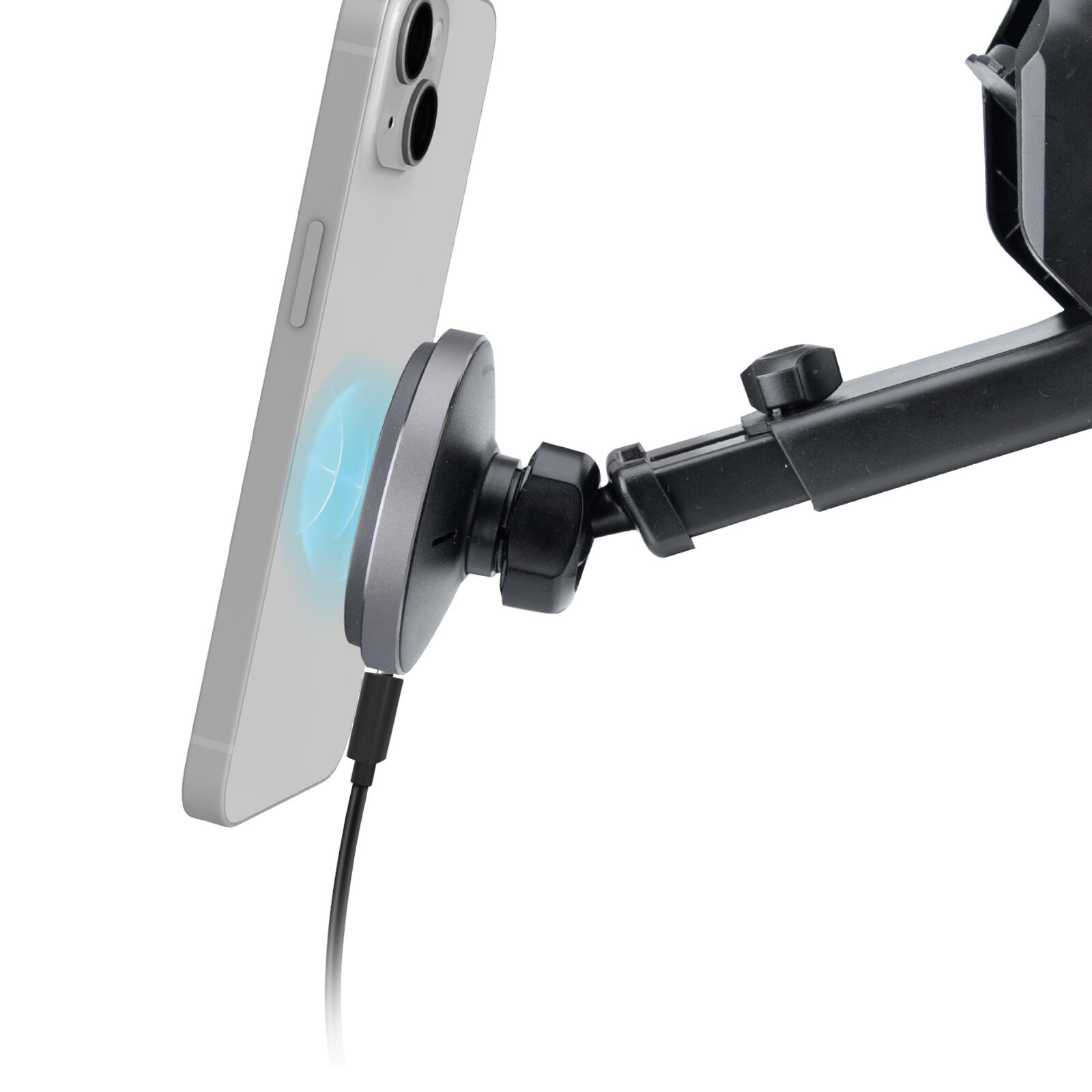 Supporto per Auto compatibile con Carica MagSafe per Parabrezza e Cruscotto 4/5