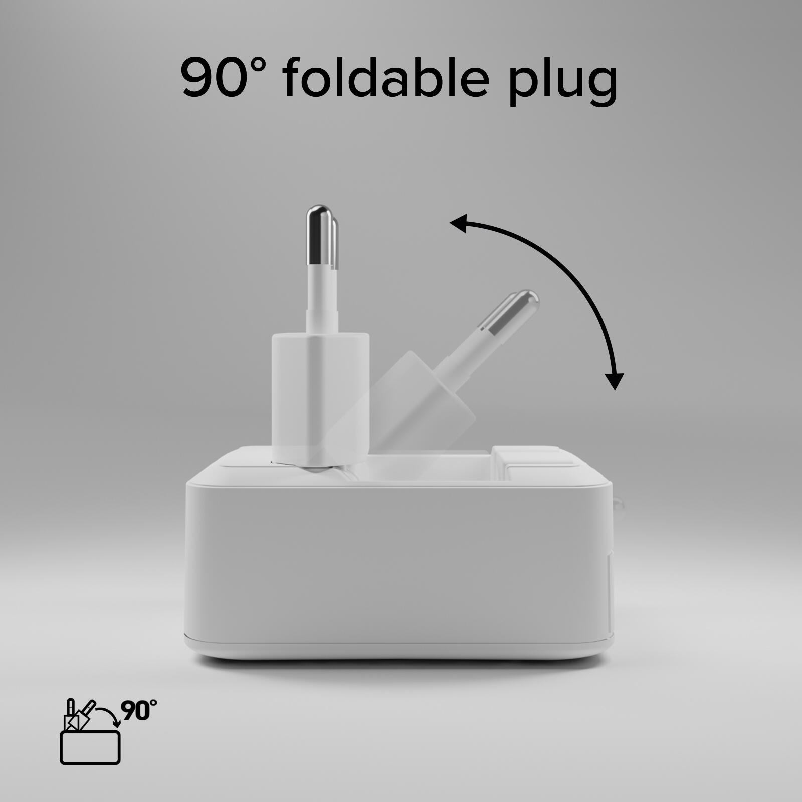 Caricatore da parete Flexi Wall Charger 30W con spina pieghevole 5/7