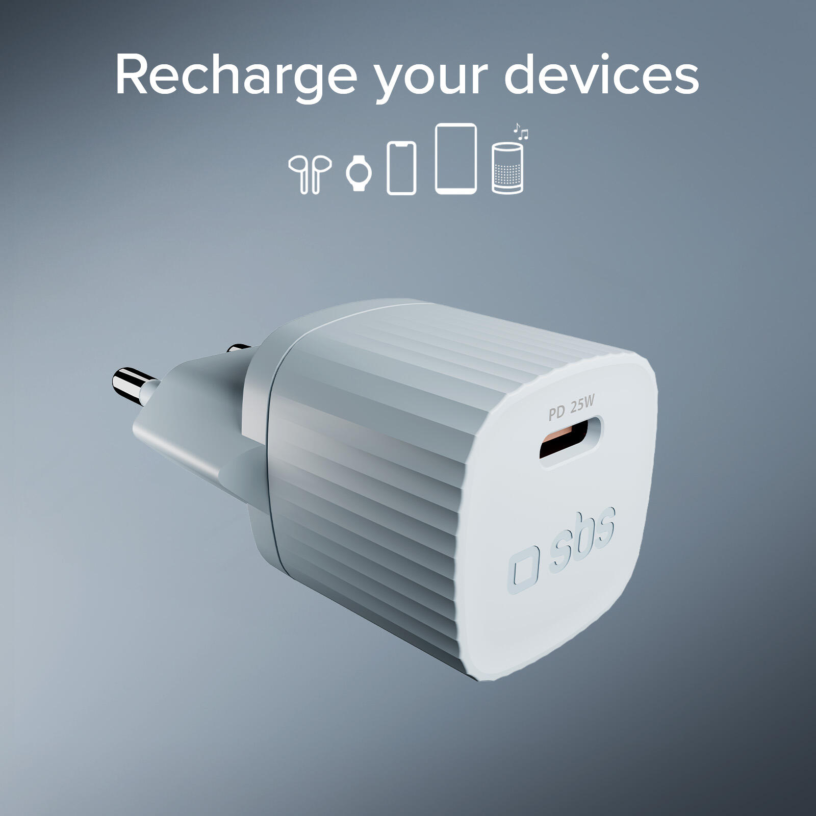 Chargeur fabriqué à partir de matériau recyclé GRS 4/7