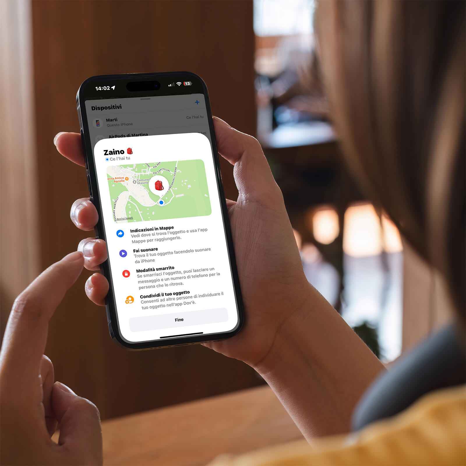 Tracker per Oggetti per Bici e Chiavi  Compatibile con Apple Dov'è 7/7