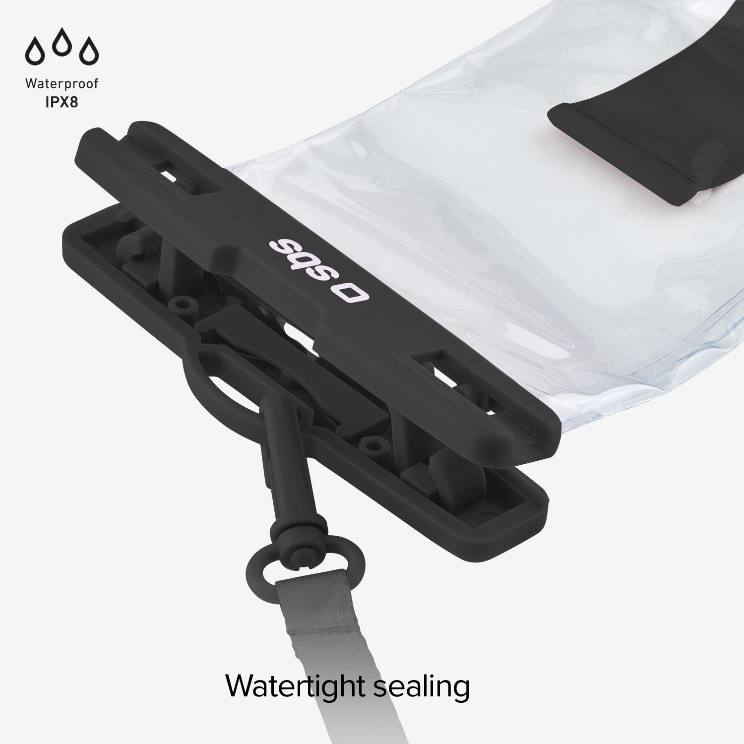 Custodia Impermeabile Universale per Smartphone - Compatibile con Face ID - Blu 3/4