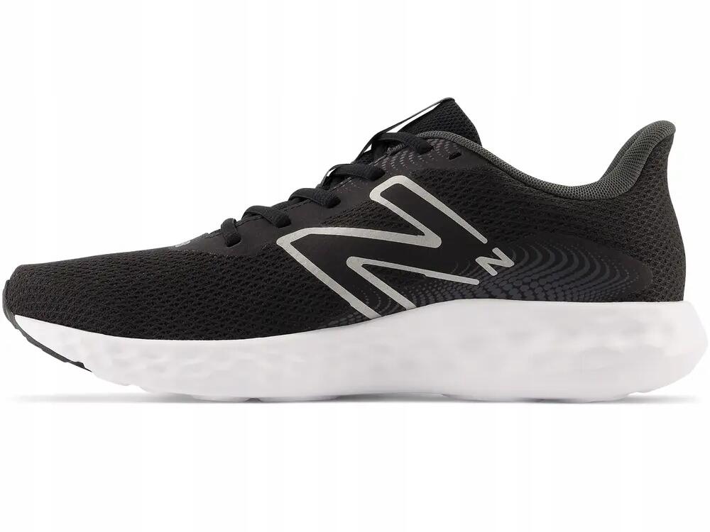 Scarpe da uomo NEW BALANCE, in mesh leggero, sportive, nere 4/7