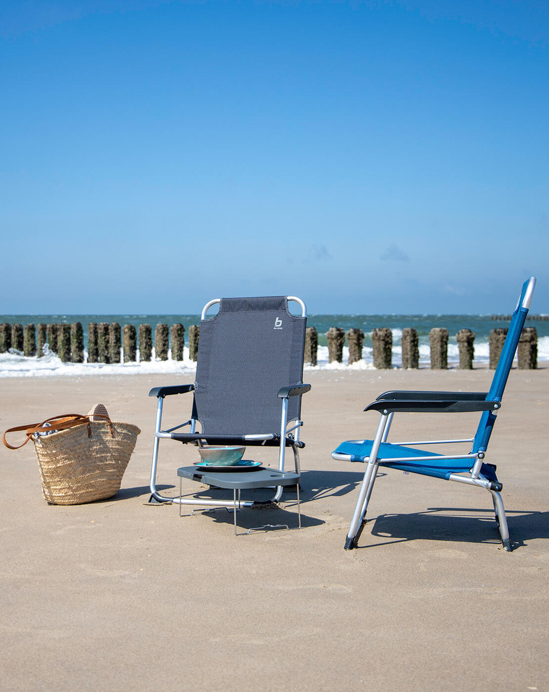 Chaise de plage - Copa Rio - Plage - Aluminium - Graphite 6/7