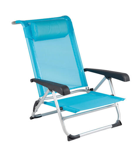 Chaise de plage - Saint-Tropez - Aluminium - Bleu