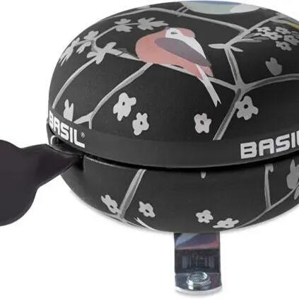 Basil Wanderlust - 80 mm Bicycle Bell in Charcoal