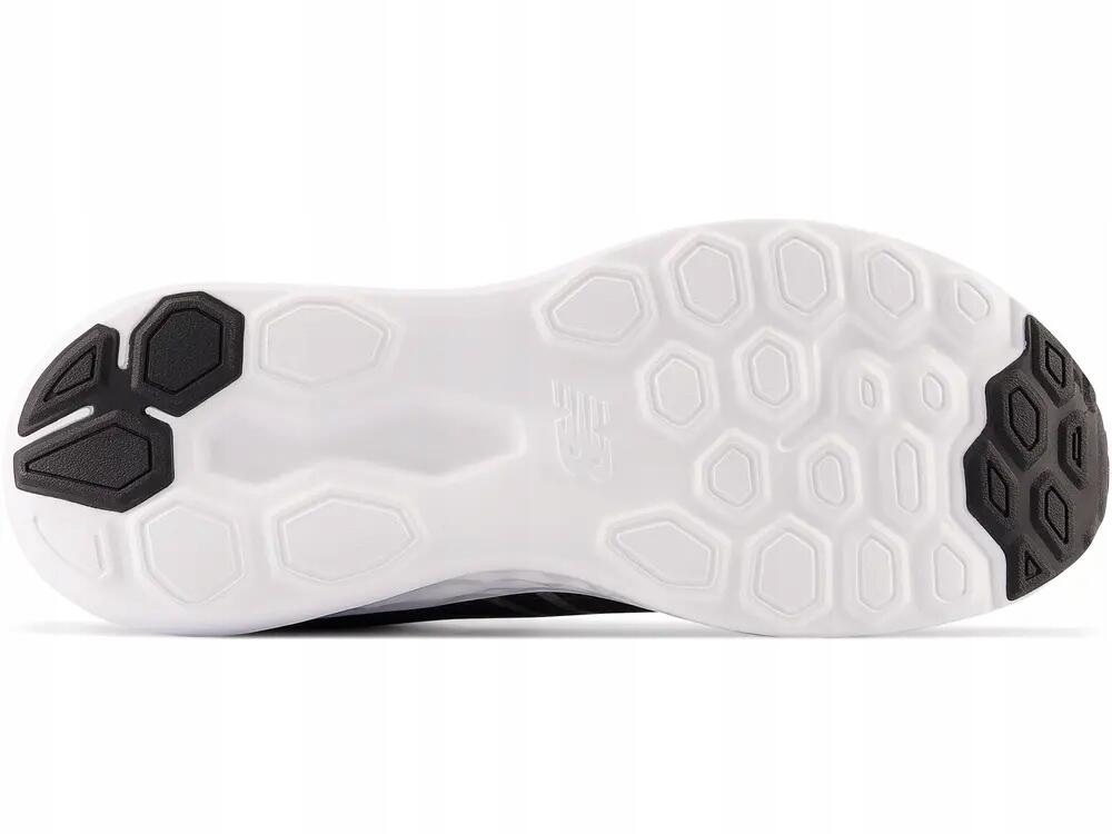 Scarpe da uomo NEW BALANCE, in mesh leggero, sportive, nere 6/7