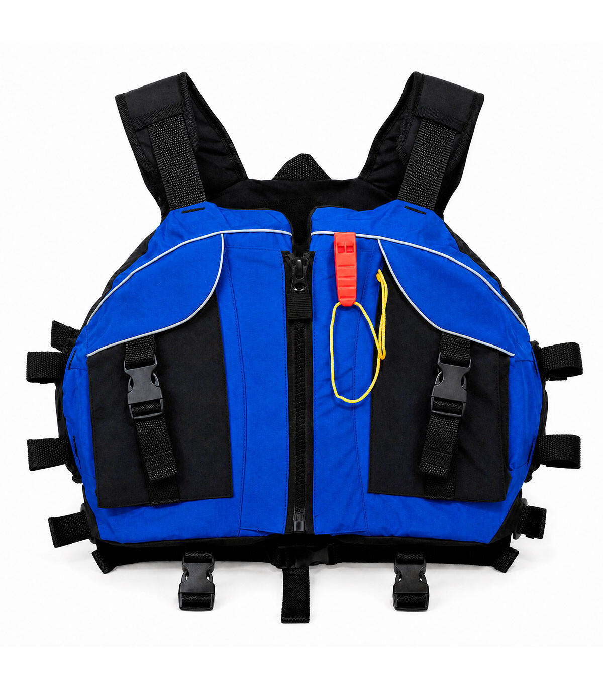 Brust Schwimmweste 50N Erwachsene 45-85kg Kajak Wassersport Verstellbar Blau 3/4