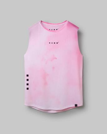 Camisette technique de trail running pour femme RUMM Pink Cloud Tank