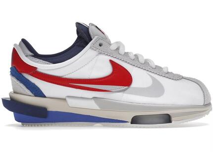 Cortez 4,0 Sacai White University Red Blue - Taille : 36.5 EU