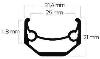 Ryde Andra 40 Aluminium Velg 27.5 Inch voor E-Bikes 2/3