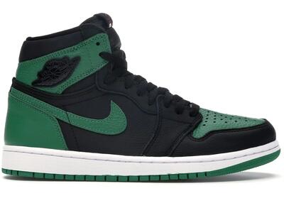 Schoenen - basketbal - air jordan 1 - zwart/pine green