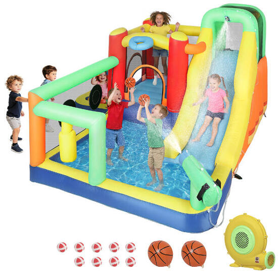 Castillo Hinchable Acuático AIYAPLAY 330x290x185 cm Multicolor