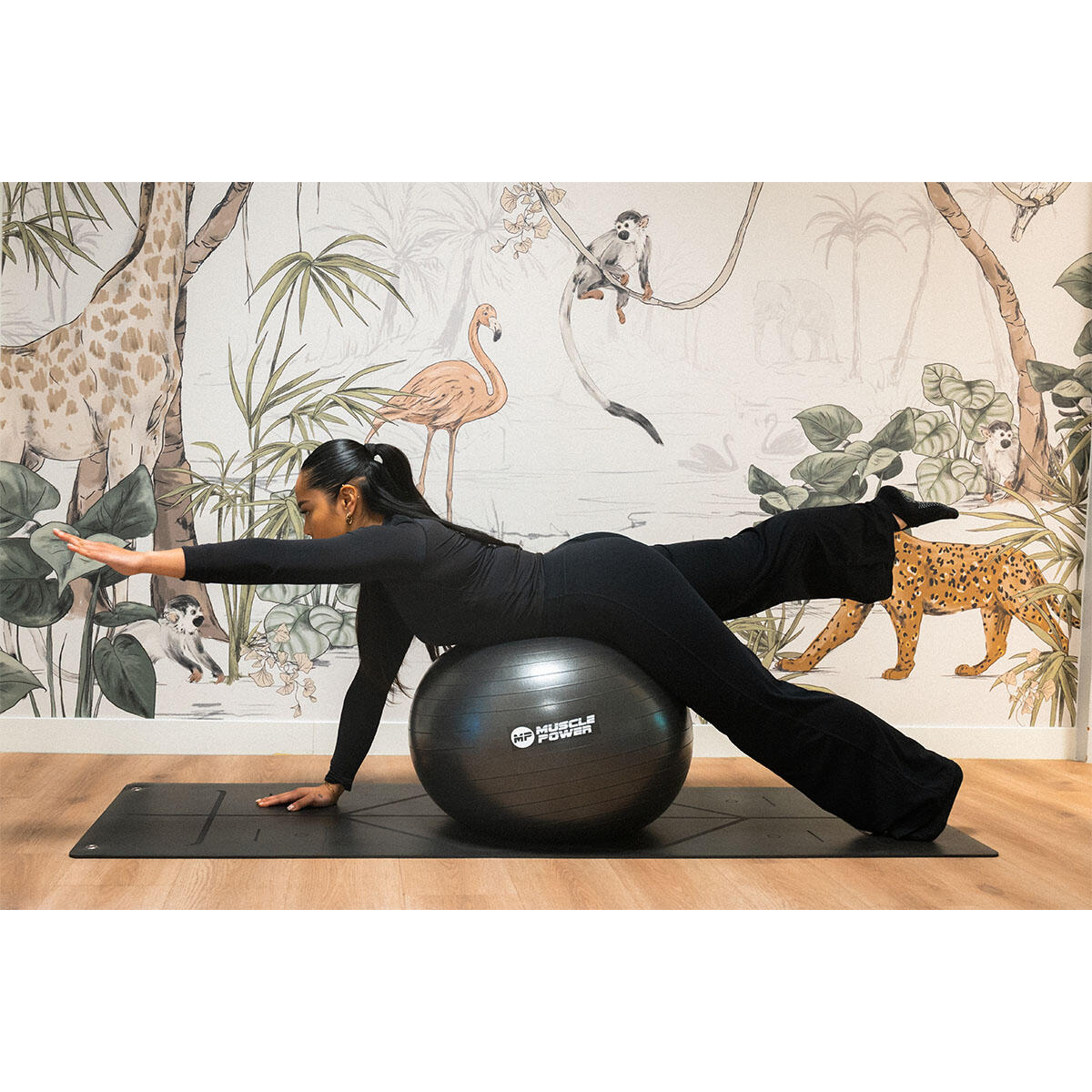 Muscle Power MPOK1204 Gymnastiekbal anti-burst 65 cm zwart 2/6