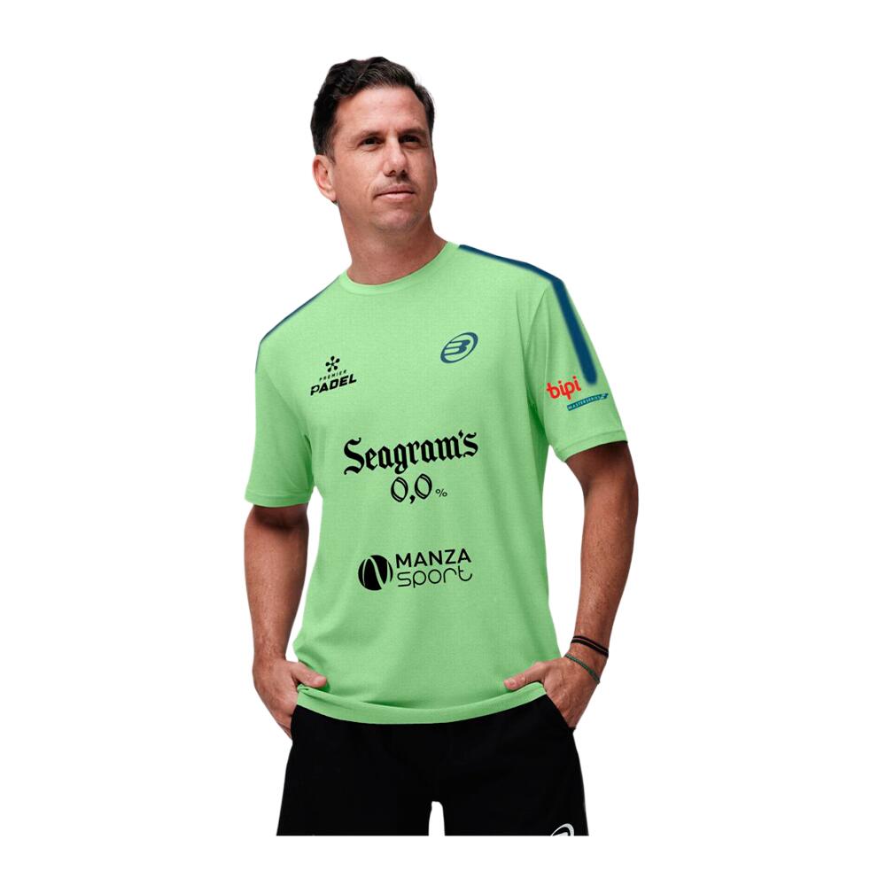 BULLPADEL MONTSE Verde SS26 PAQUITO NAVARRO (Camiseta Oficial) 2/7