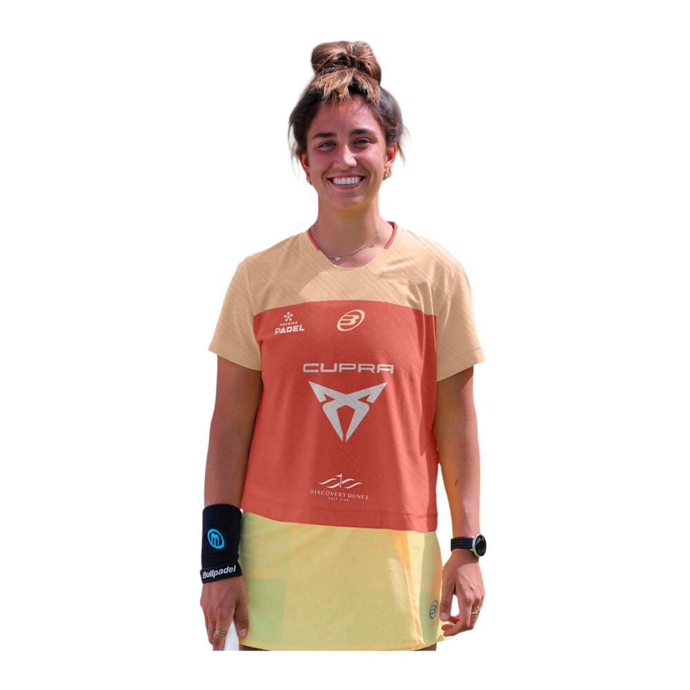 BULLPADEL AZABAL Naranja SS26 BEA GONZALEZ (Camiseta Oficial) 2/7