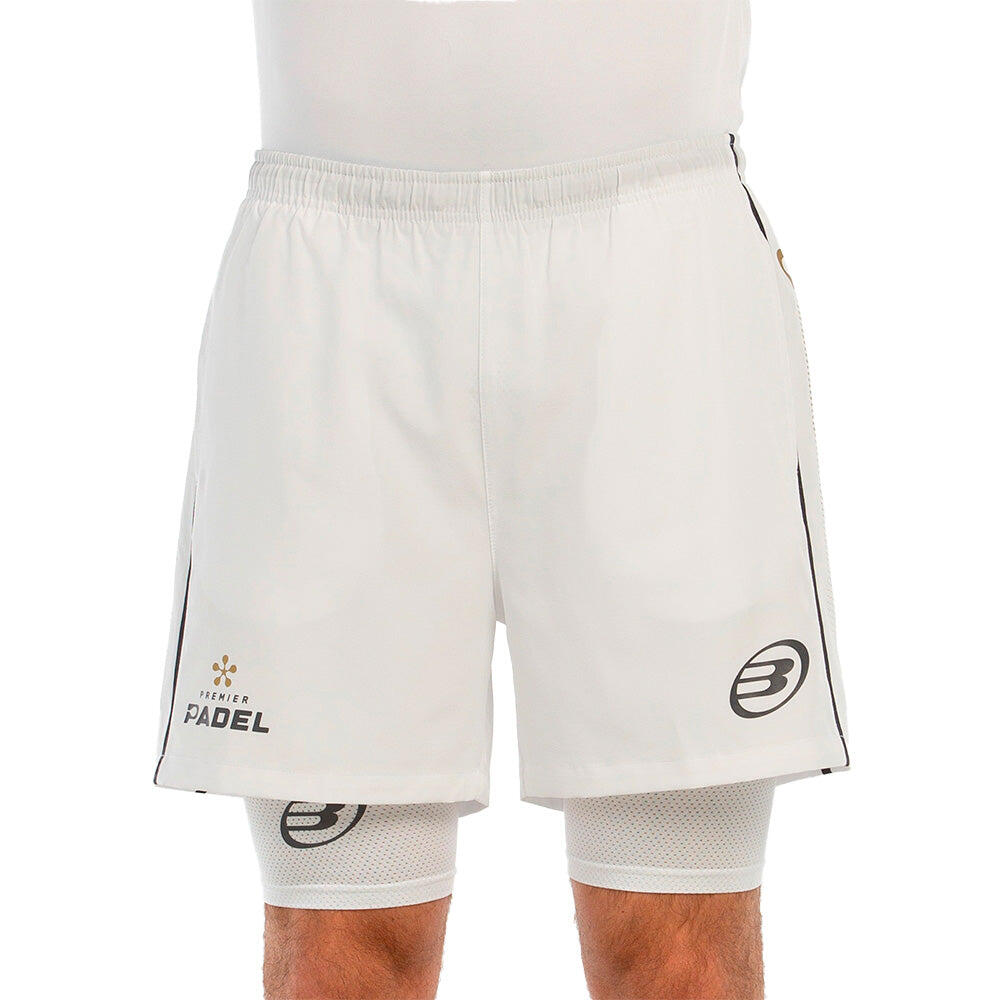 Bullpadel Premier Padel Barde Calções Branco 6/7