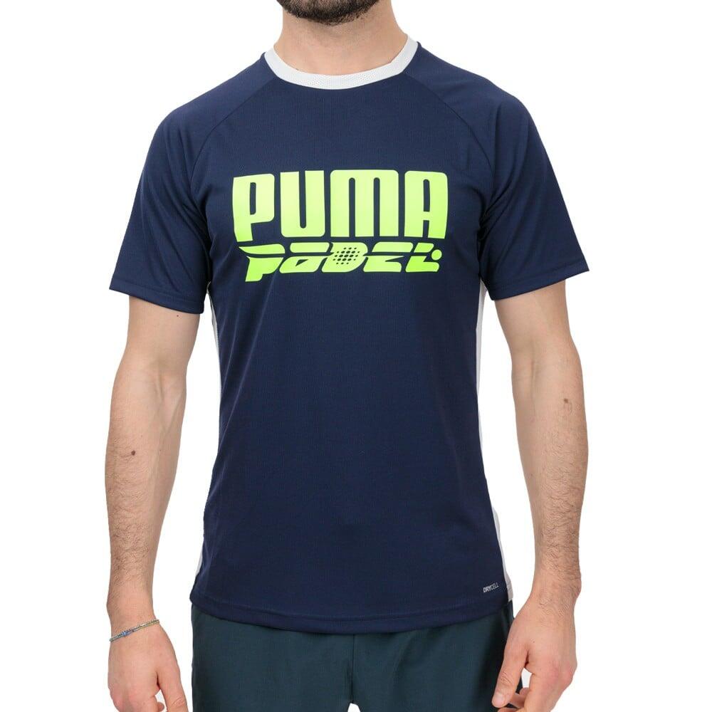 teamLIGA T-shirt met padellogo voor heren PUMA Navy Blue 3/7
