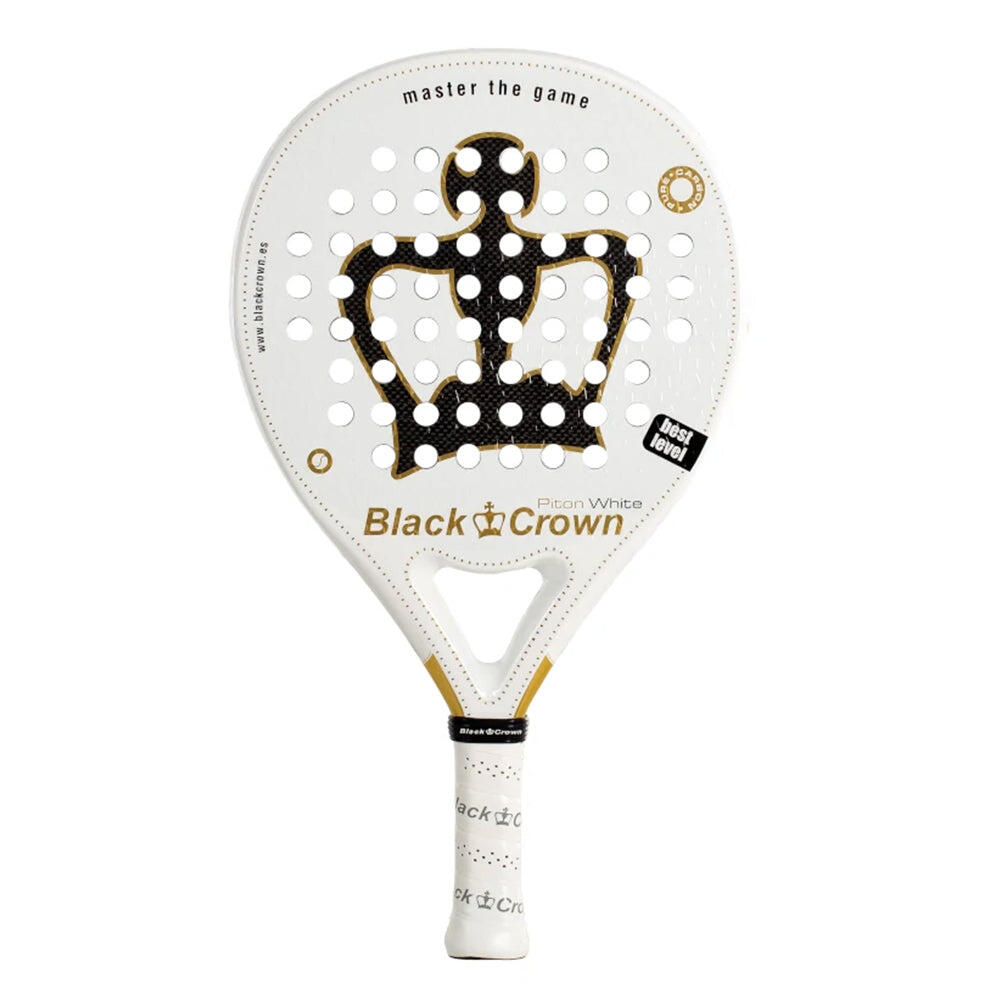 Black Crown Piton White | Raquete Padel Redonda 3K Carbono 355g Avançado 7/7